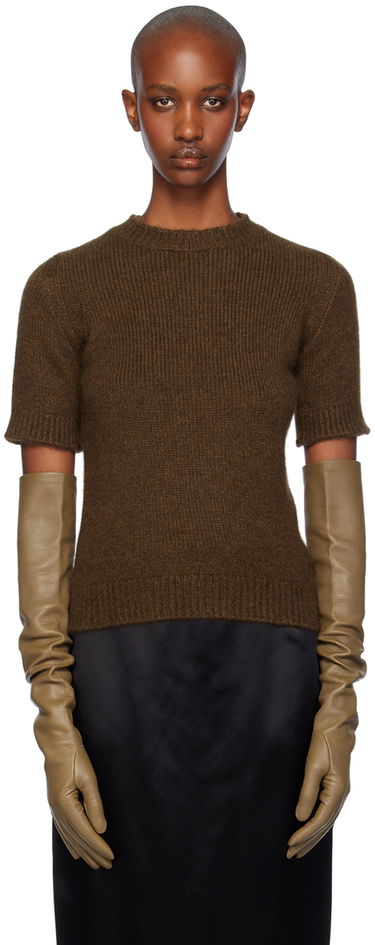 Пуловер The Row The Row Hibiscus Knit Sweater Кафяво | 8284-Y629, 0