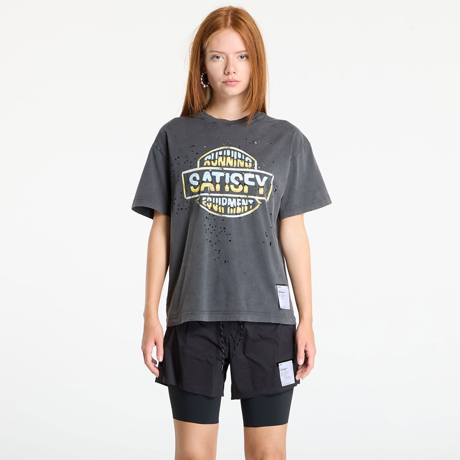 Тениска Satisfy Satisfy MothTech T-Shirt Сиво | 11006-AB-EST1, 0