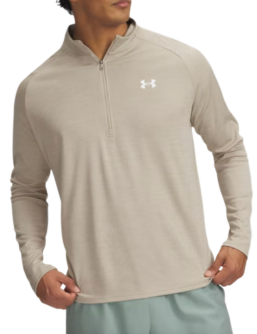 Суитчър Under Armour Under Armour Tech Textured 1/2 Zip Sweatshirt Бежово | 1382797-299, 0