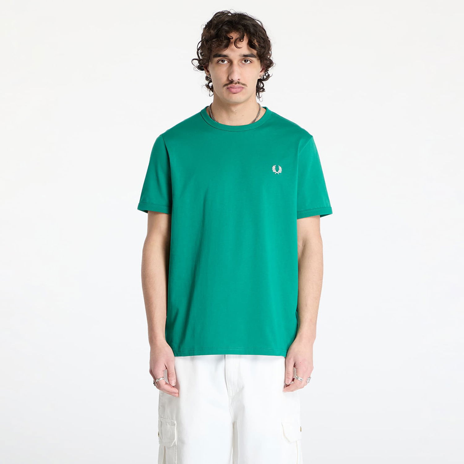 Тениска Fred Perry Fred Perry Ringer T-Shirt Зелено | M3519 X87, 0