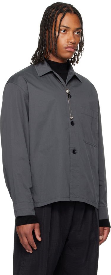 Риза LEMAIRE Lemaire Pyjama Shirt Черно | SH1198 LF1207, 4