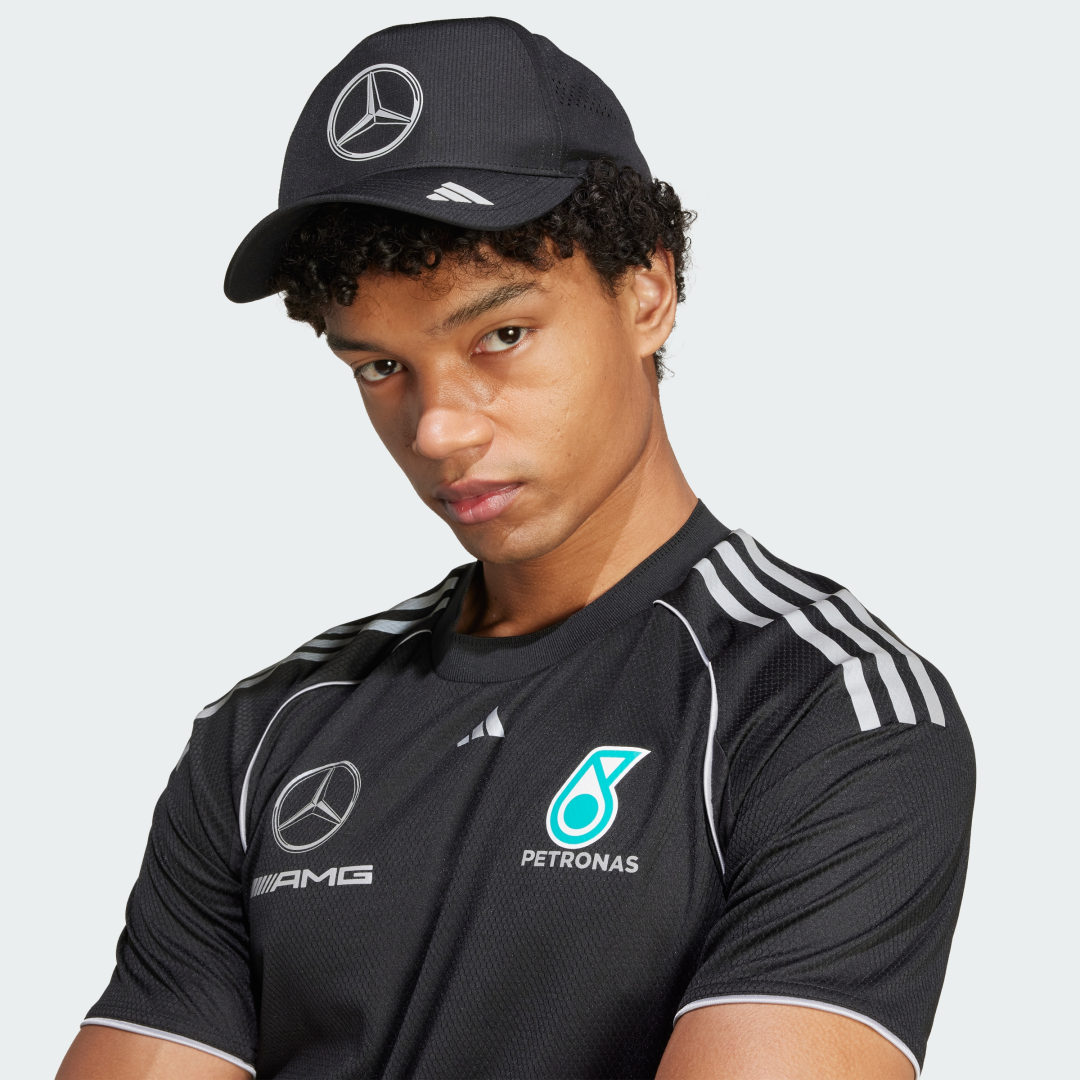 Шапка с козирка adidas Performance Mercedes-AMG Petronas Formula One Team Mechanics Climacool Trucker Cap Черно | JX1419, 0