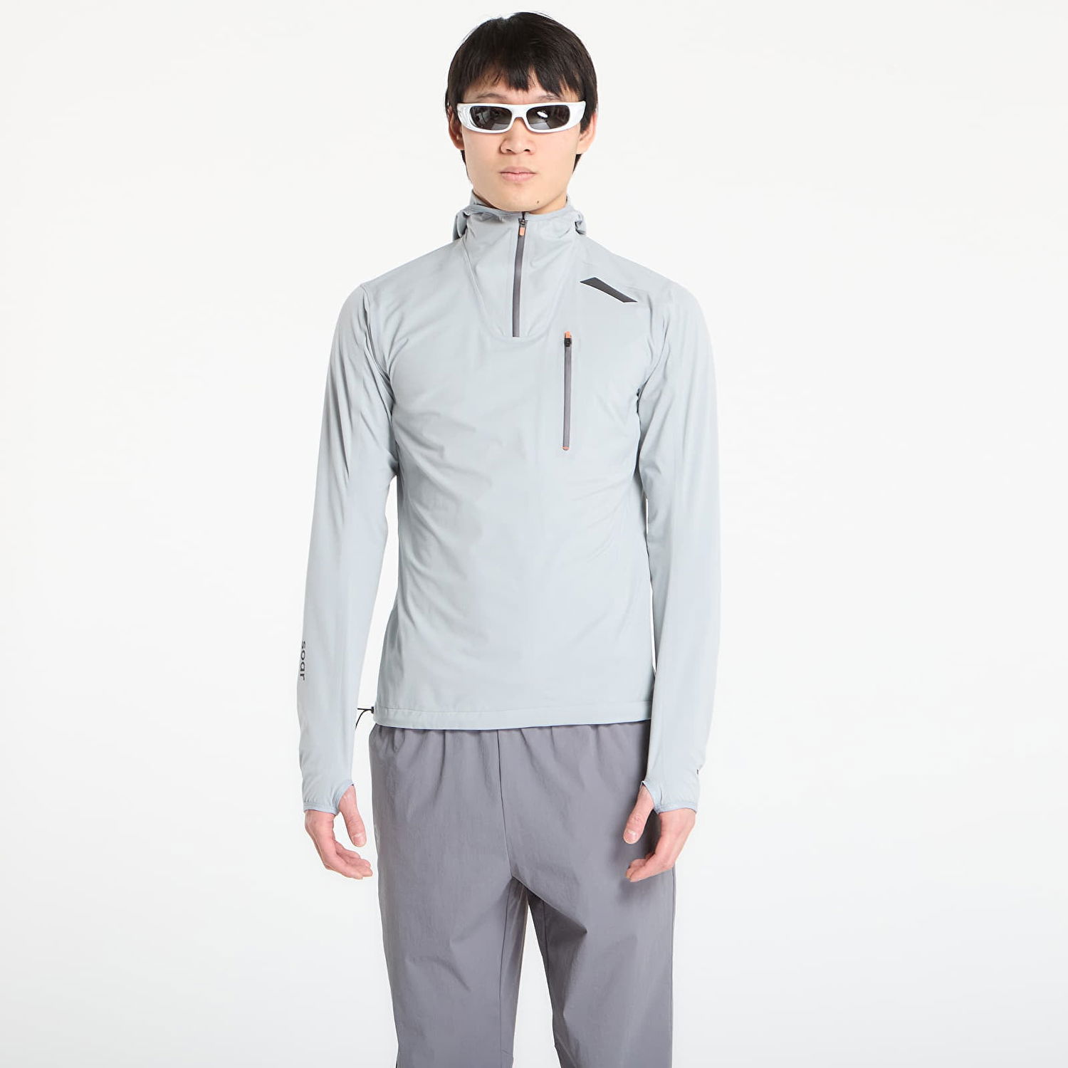 Яке Soar Running Winter Anorak Сиво | AW25-SJ6M-GRE, 0