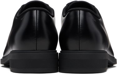Грижа за обувките BOSS Leather Derby Shoes with Piped Trims Черно | 50499719, 2