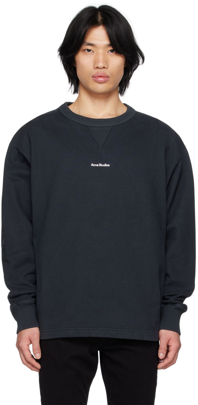 Суитчър Acne Studios Stamp Sweatshirt Черно | BI0138-, 0