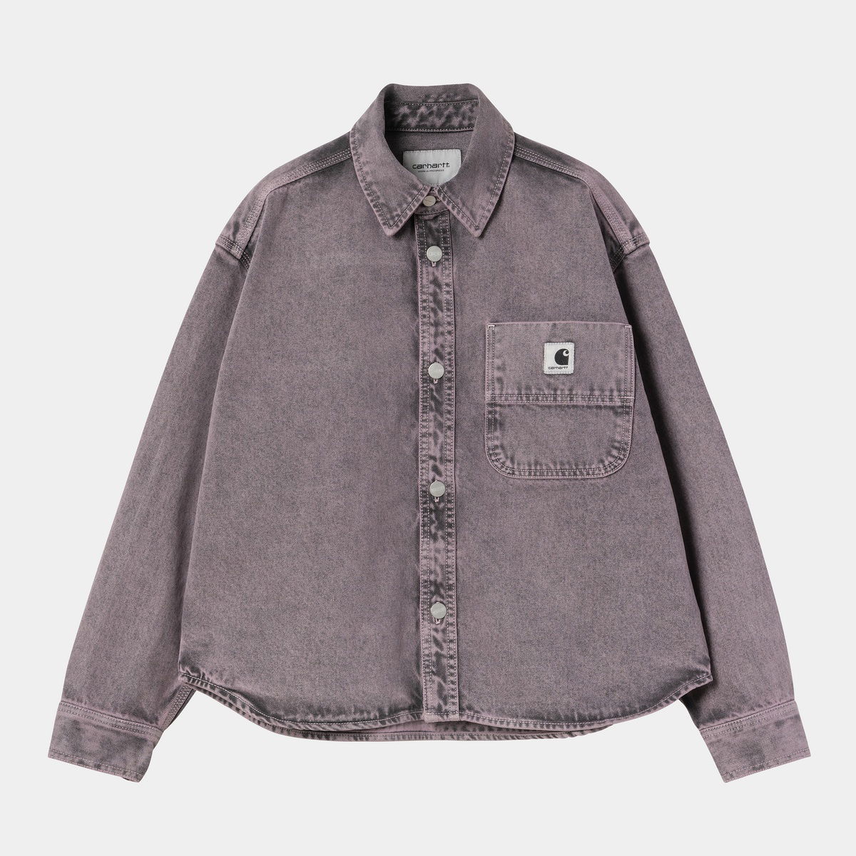 Риза Carhartt WIP Carhartt WIP Georgia Shirt Jacket Лилаво | I035823_6, 0