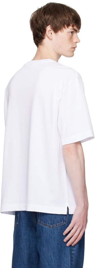 Тениска MAISON KITSUNÉ Maison Kitsuné Fox Head Patch Comfort T-Shirt Бяло | PM00109KJ0119, 2