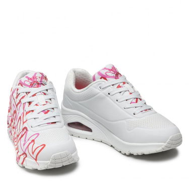 Кецове и обувки Skechers Uno Розово | 155507-WRPK, 7