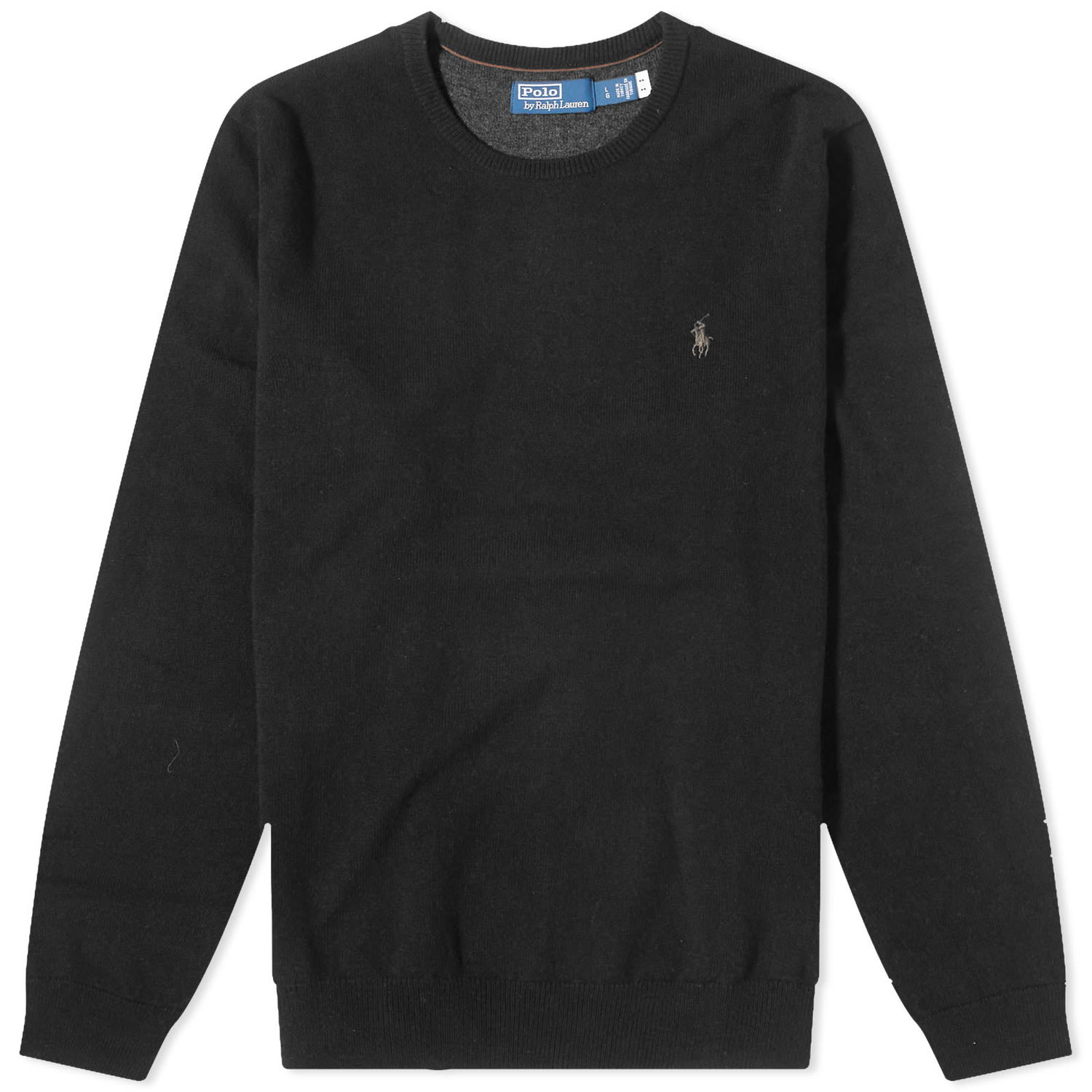 Суитчър Polo by Ralph Lauren Polo Ralph Lauren Lambswool Crew Knit Polo Черно | 710876714003, 0