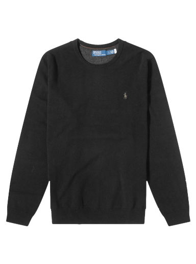 Суитчър Polo by Ralph Lauren Polo Ralph Lauren Lambswool Crew Knit Polo Черно | 710876714003