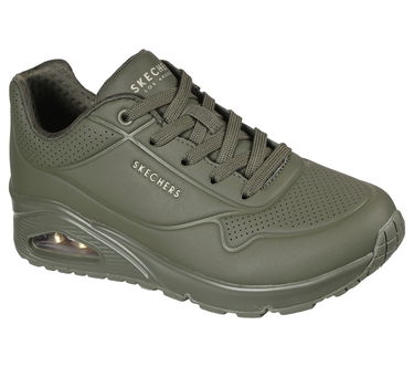 Кецове и обувки Skechers Uno Зелено | 73690-OLV, 3