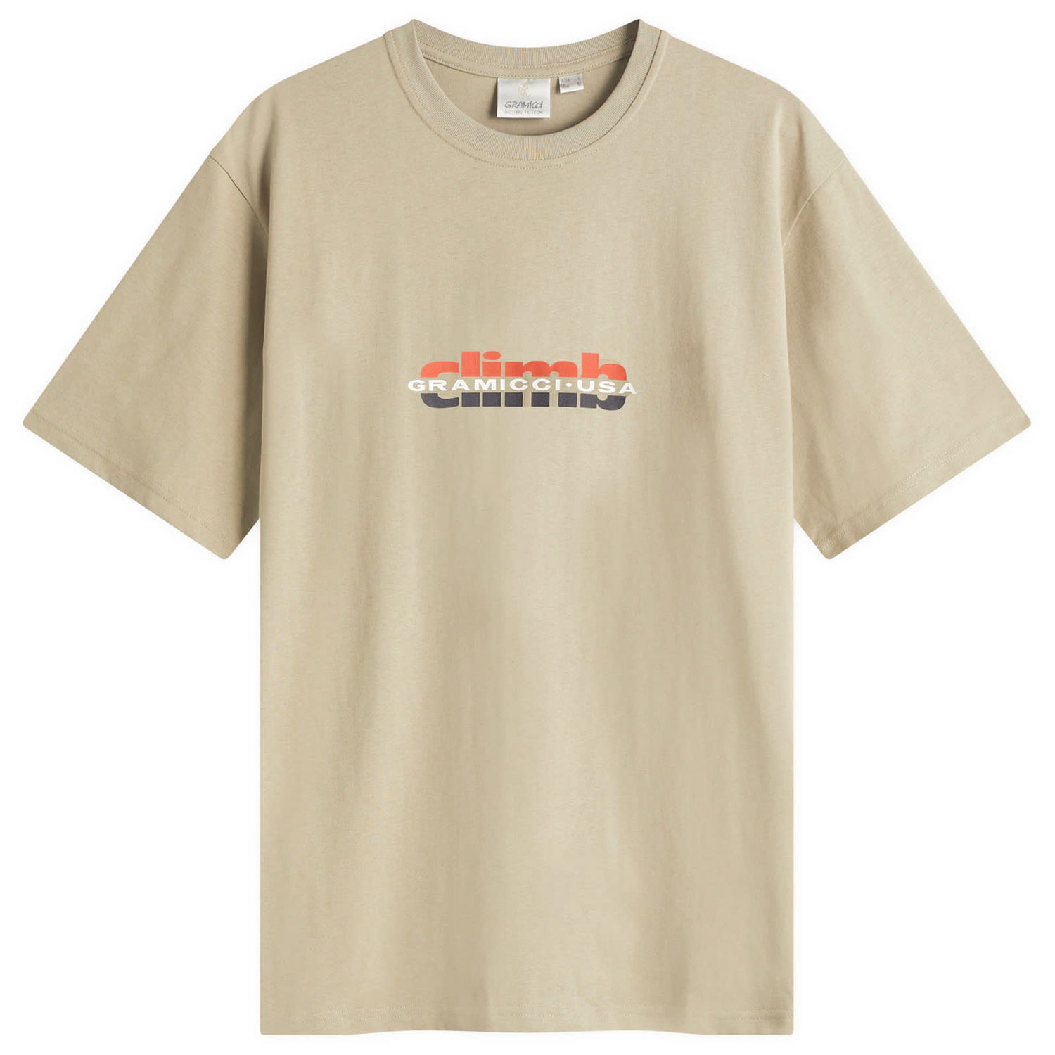 Тениска GRAMICCI Gramicci Climb T-Shirt, Size Large Бежово | G5SU-T163-KHK, 0