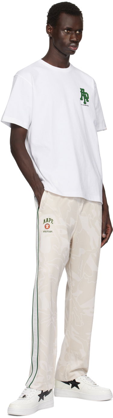 Тениска AAPE by A Bathing Ape AAPE by A Bathing Ape Logo Short Sleeve T-Shirt Бяло | AAPTEM1562XXNWHX, 3
