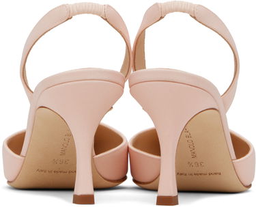 Аксесоари Manolo Blahnik Manolo Blahnik Carolyne 70 Slingback Heeled Sandals Бежово | 225-1891, 4