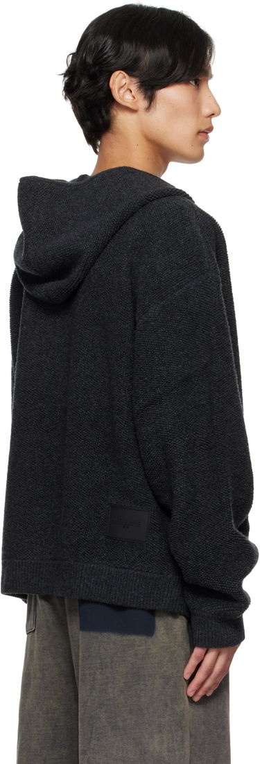 Суитчър We11done We11done Bouclé Zip-Up Hoodie Сиво | WD-KJ2-25-642-M-CH, 2