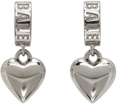 Обеци Balenciaga Sharp Heart Earrings Сиво | 766336 J8300, 0