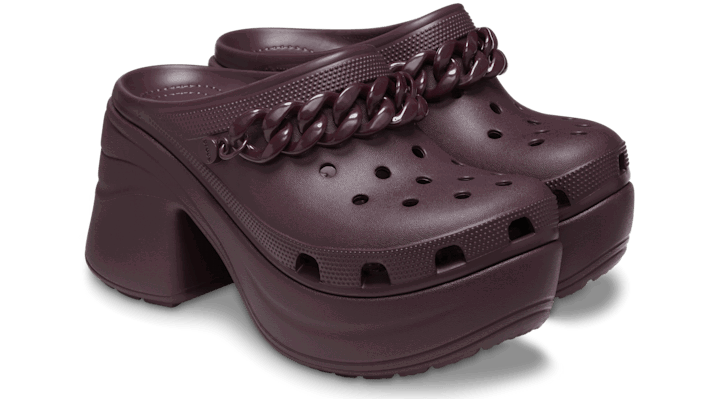Кецове и обувки Crocs Siren Chain Clogs Бургунди | 209018-6WD, 1
