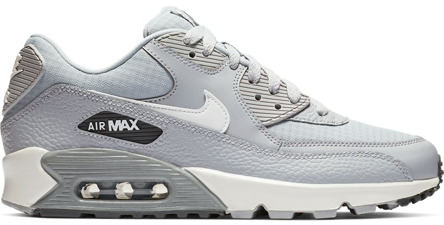 Кецове и обувки Nike Air Max 90 Wolf Grey Summit White W Сиво | 325213-062, 0