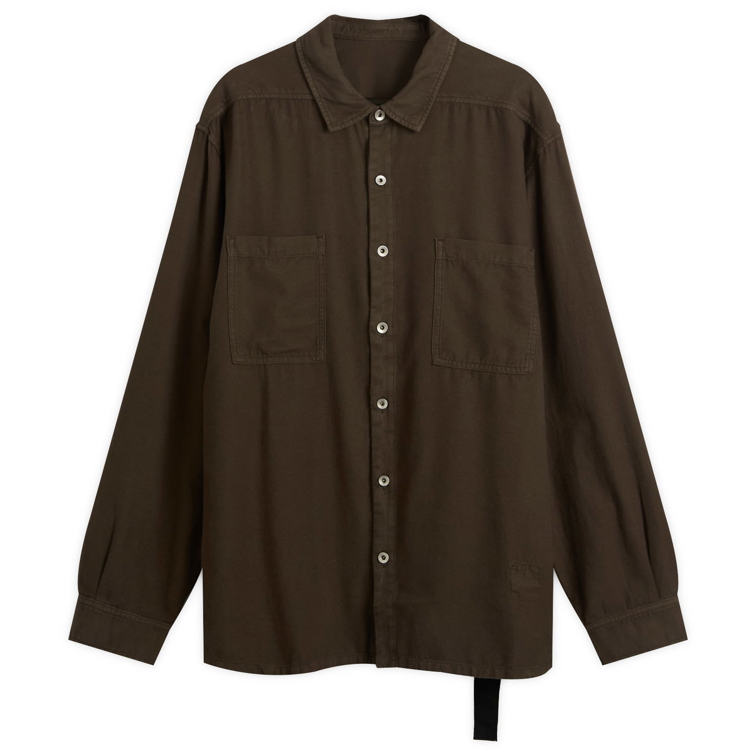 Риза Rick Owens DRKSHDW Jumbo Overshirt, Size Large Кафяво | DU02E7299-CFL-78, 1