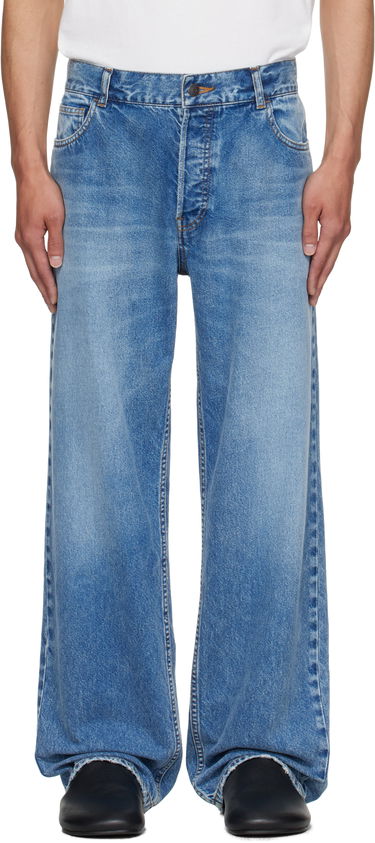 Дънки The Row The Row Ross Wide Leg Jeans Синьо | 554-W3874, 0