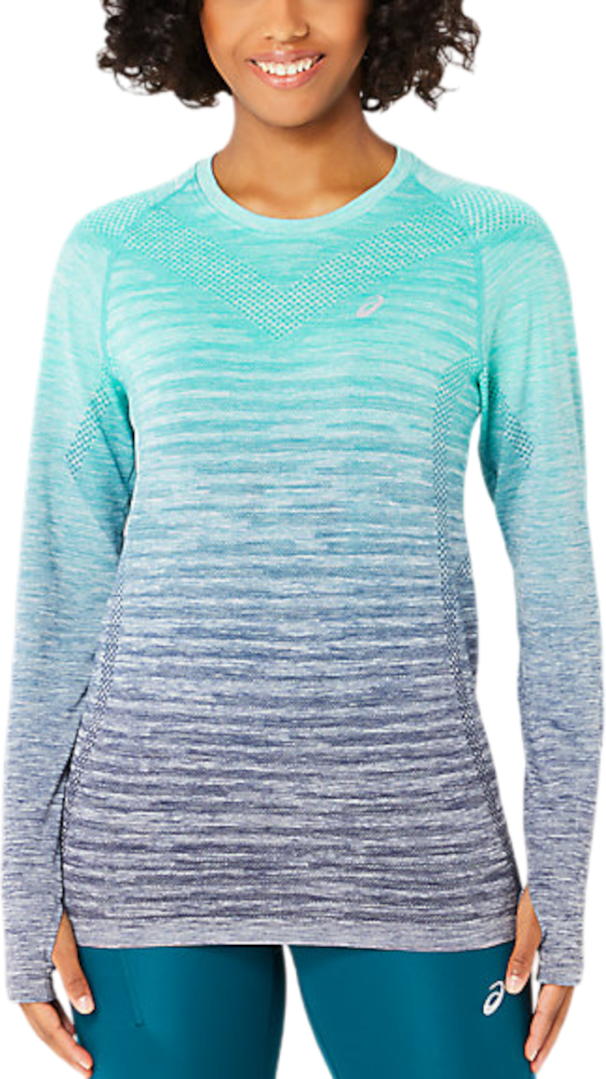 Тениска Asics SEAMLESS LS TOP Тюркоазено | 2012c392-302