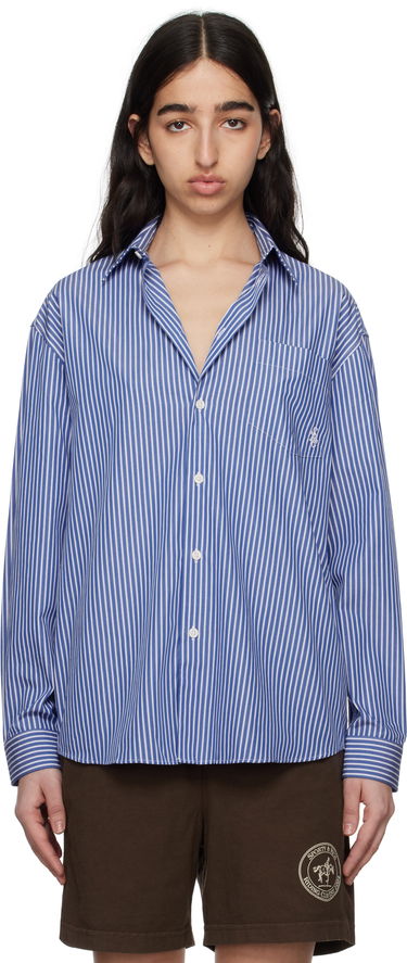 Риза Sporty & Rich Sporty & Rich Oversized 'SRC' Shirt Синьо | SI006612302ST02, 0