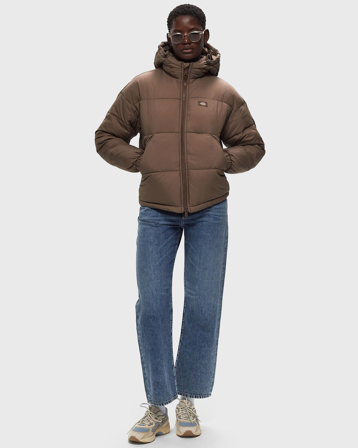 Пухо яке Dickies Alatna Oversized Puffer Jacket Зелено | 0A4YJU, 1