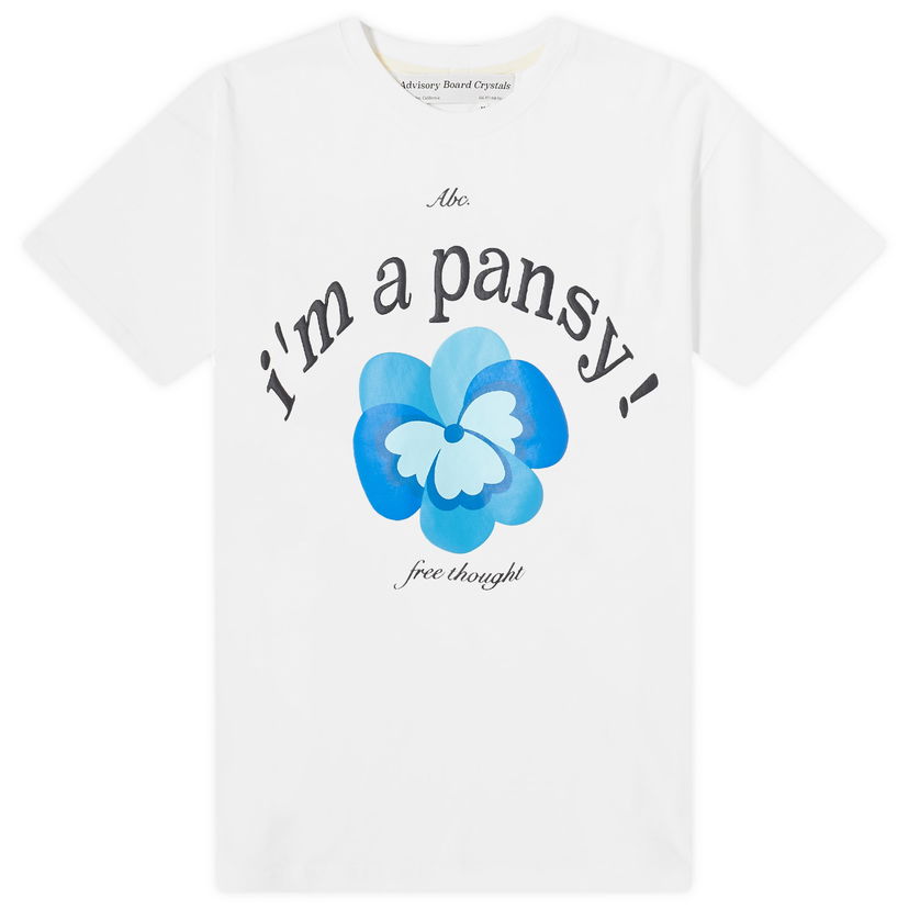 Тениска Advisory Board Crystals Pansy Сиво | ABC-CT-T001-PANSY-WHT