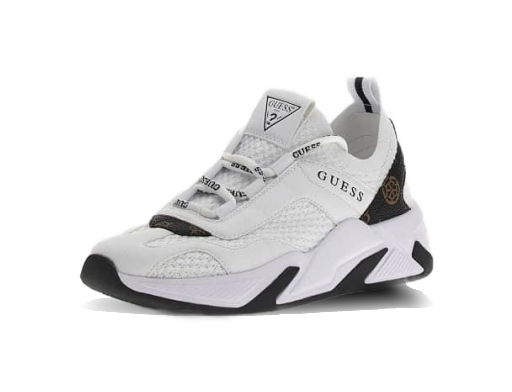 Кецове и обувки GUESS Geniver 4G Peony Logo Running Shoes Бяло | FLPGE2FAL12