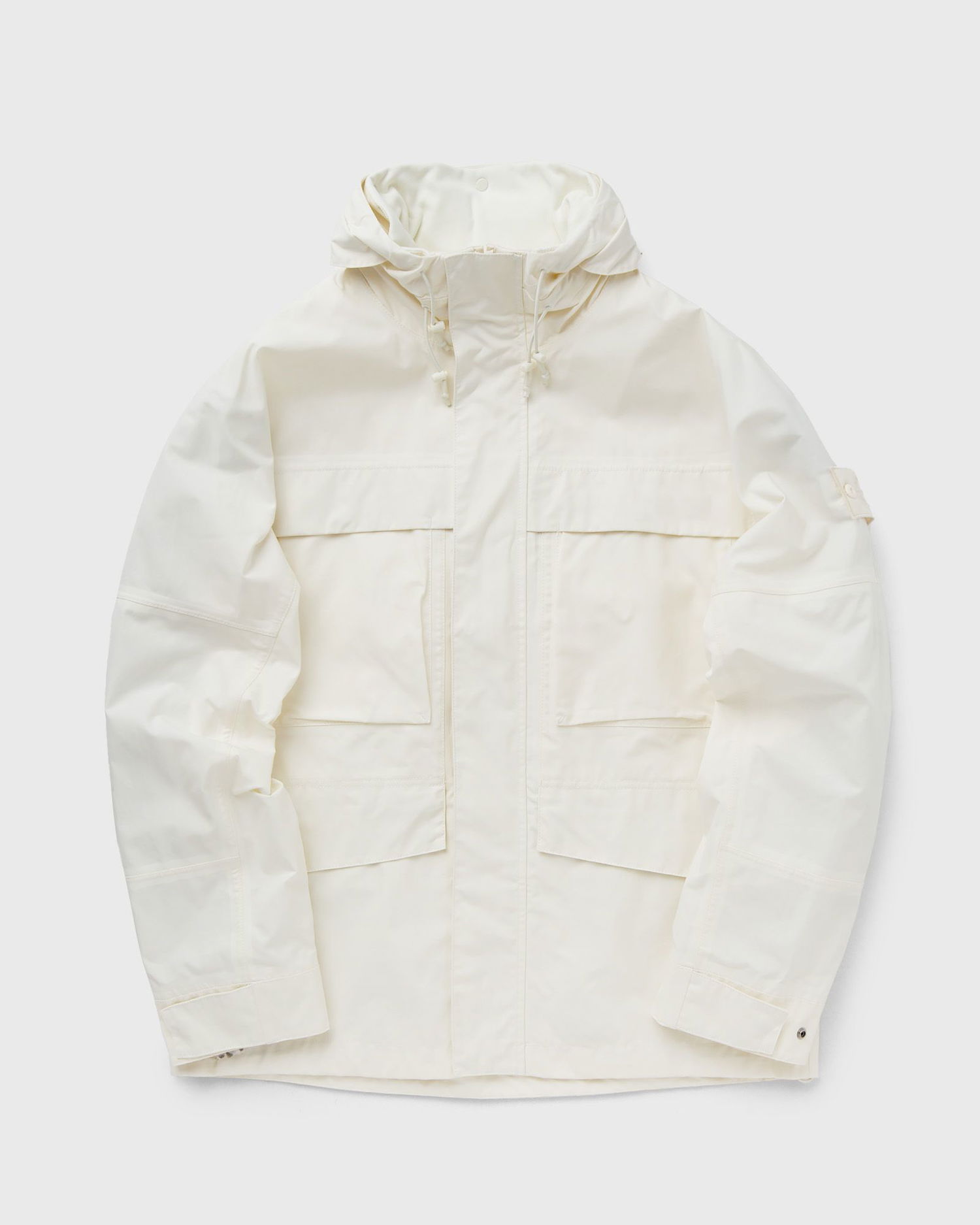 Ветровка Stone Island WEATHERPROOF COTTON CANVAS GHOST PIECE Бяло | 8015433F1.V0099, 0