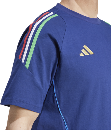 Тениска adidas Originals T-Shirt Italy Tiro 24 Competition Синьо | iq2176, 2