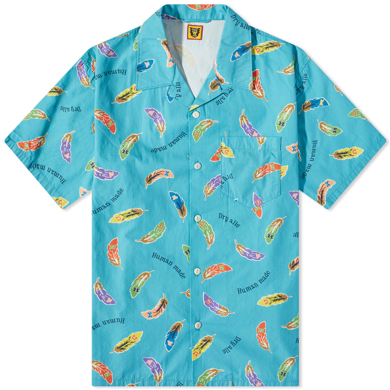 Риза Human Made Feather Aloha Vacation Shirt Синьо | HM25SH015-BL, 1