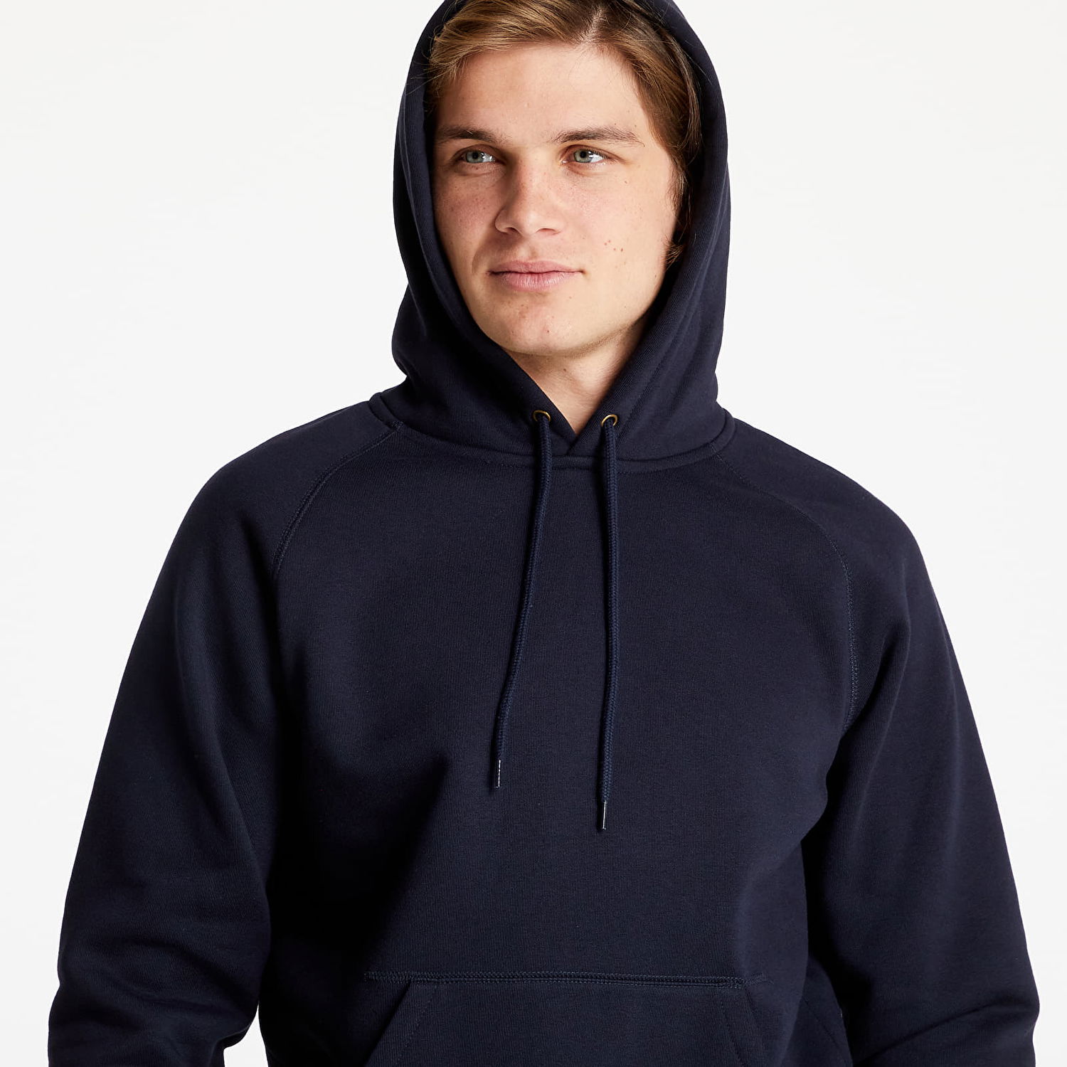 Суитчър Carhartt WIP WIP Hooded Chase Тъмно синьо | I026384 Dark Navy/ Gold, 0