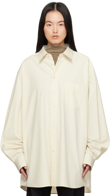 Риза Maison Margiela Maison Margiela Oversized Shirt Бяло | S51DT0017 S54352, 0