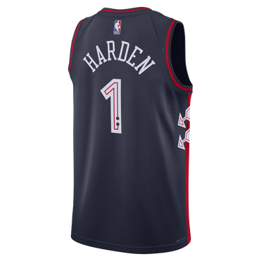 Фланелка Nike Dri-FIT NBA Swingman James Harden Philadelphia 76ers City Edition 2023/24 Jersey Тъмно синьо | DX8515-419, 1