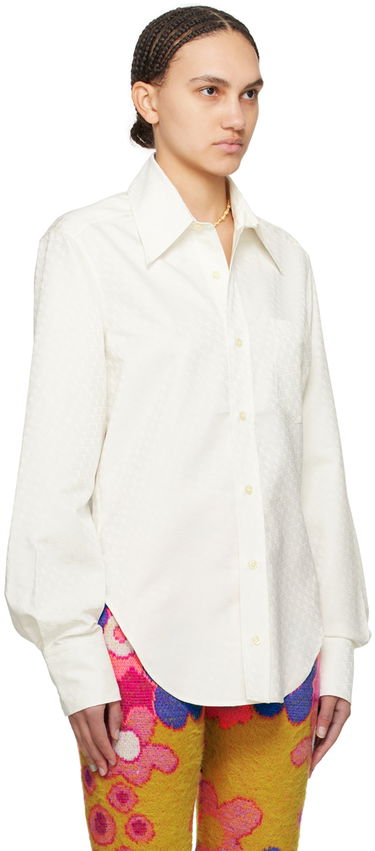 Риза ERL White Button-Up Shirt Бяло | ERL08B002, 1
