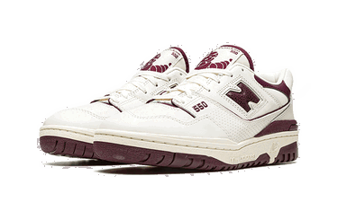 Кецове и обувки New Balance Aimé Leon Dore x 550 "Purple" Бяло | BB550AR1, 3
