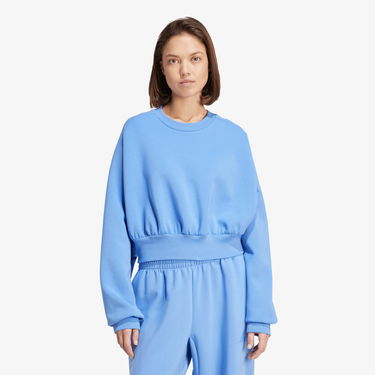 Суитчър adidas Performance ALL SZN Soft Lux Cropped Sweatshirt Синьо | JV9895, 1