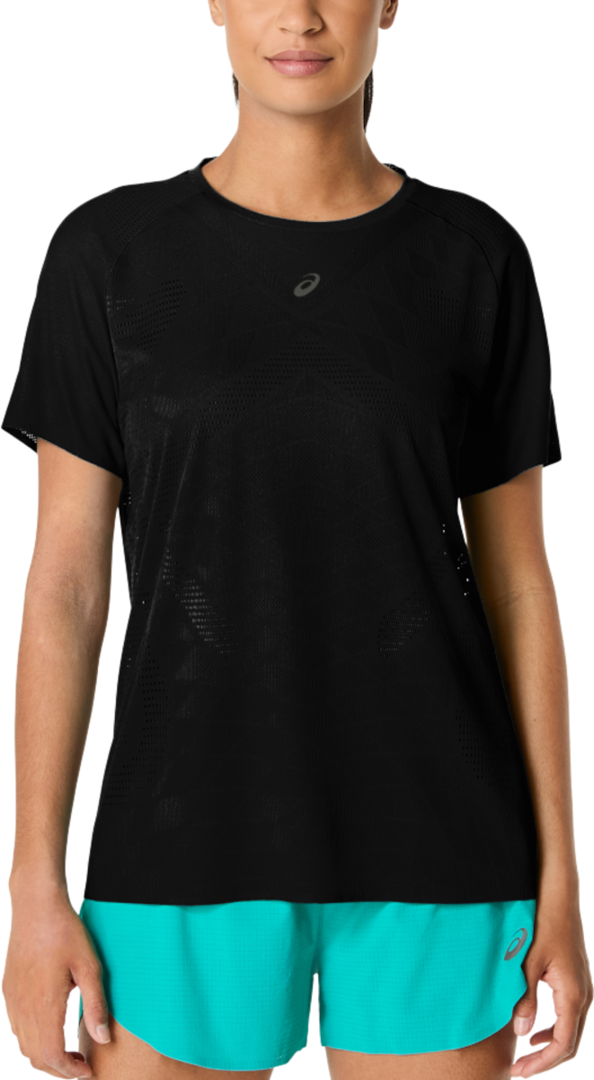 Тениска Asics Metarun Short Sleeve Running T-Shirt Черно | 2012d223-001, 0