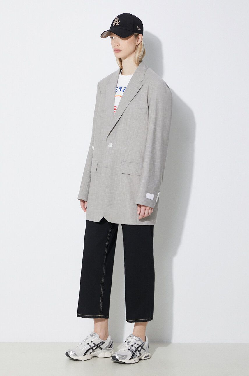 Жилетка KENZO Solid Kimono Blazer Сиво | FE52VE2469RB.96, 0