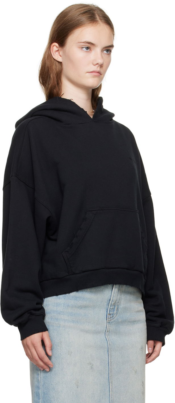 Суитчър We11done Layered Hoodie Черно | WD-TH2-24-835-U-BK, 1