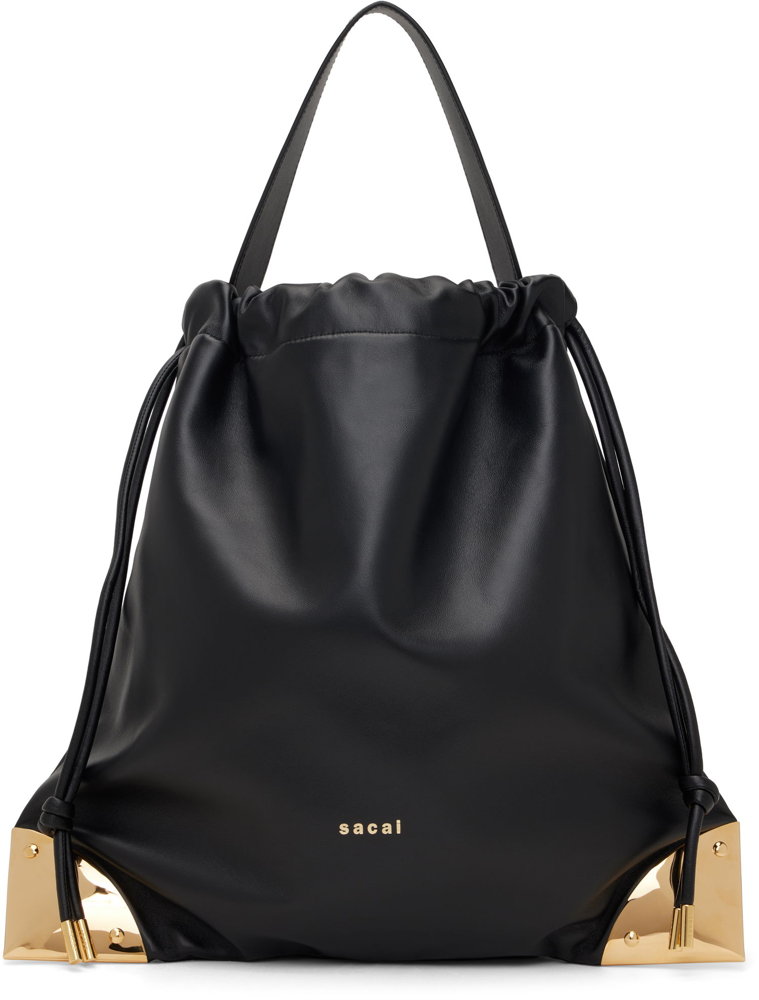 Дамска чанта sacai Drawstring Bag Черно | S127-01, 0