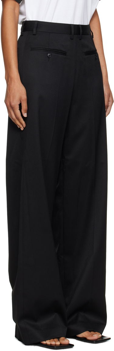 Панталони Maison Margiela MM6 Maison Margiela Tailored Wide-Leg Trousers Сиво | S52KA0538 S47848, 4