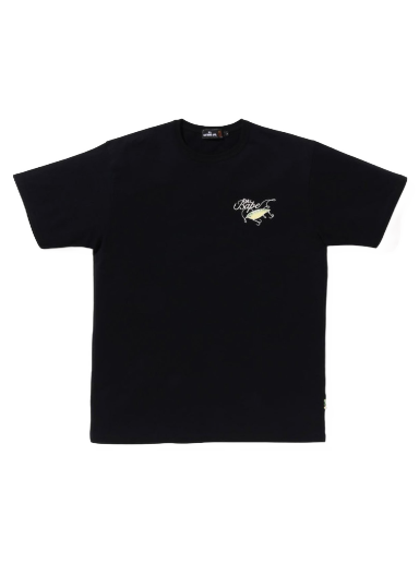 Тениска BAPE Mr Bathing Ape Wide Tee Черно | 7J30-109-003