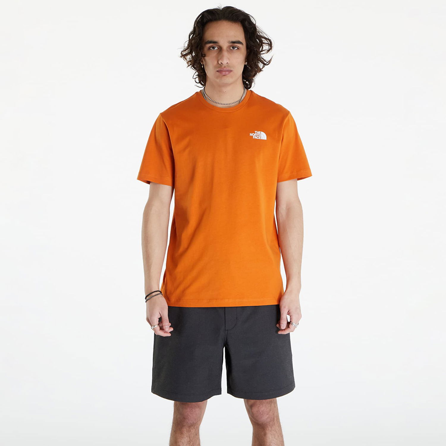 Тениска The North Face S/S Redbox Tee Desert Rust Оранжево
 | NF0A87NPPCO1, 0