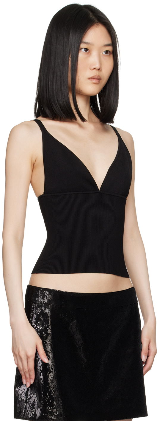 Потник Dolce & Gabbana Dolce&Gabbana Knit V-Neck Tank Top Черно | FXL05T JFME0, 1