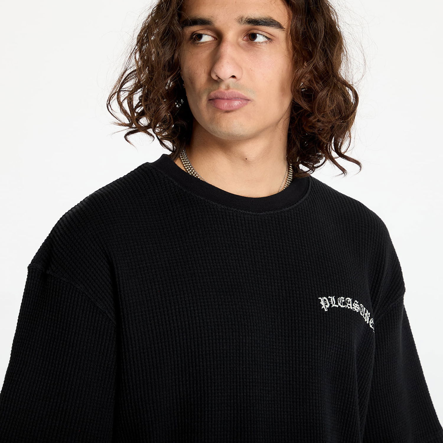 Тениска Pleasures Neural Thermal T-Shirt Black Черно | P24F048 BLACK, 1