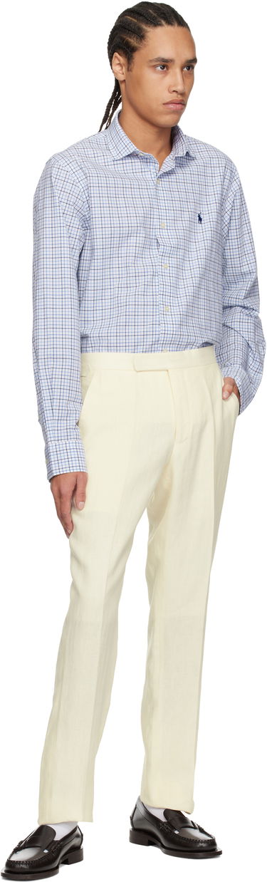Панталони Polo by Ralph Lauren Polo Ralph Lauren Linen Suit Trousers Бежово | 715793698003, 3