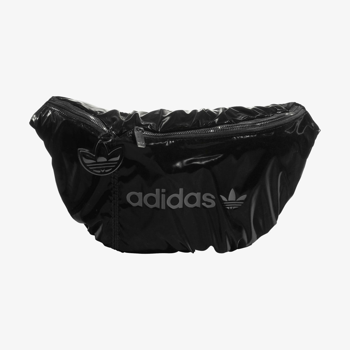 Чанта за кръста adidas Originals Black Shiny Bum Bag Черно | HK0157, 1