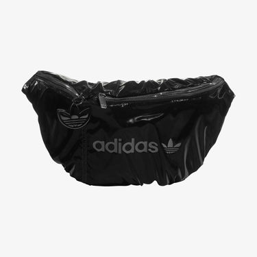Чанта за кръста adidas Originals Black Shiny Bum Bag Черно | HK0157, 1